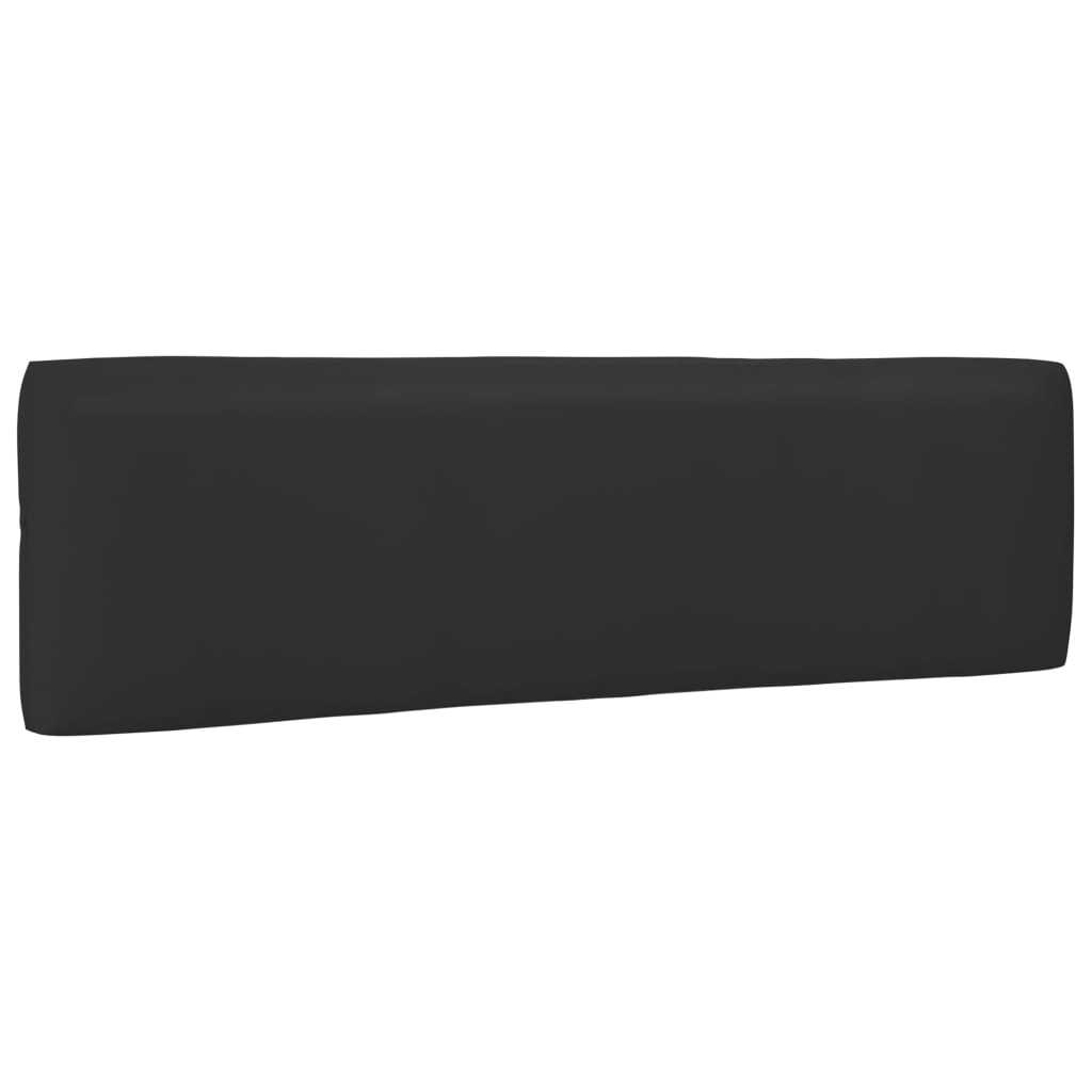 Pagalvės sofai iš palečių, 2vnt., juodos spalvos