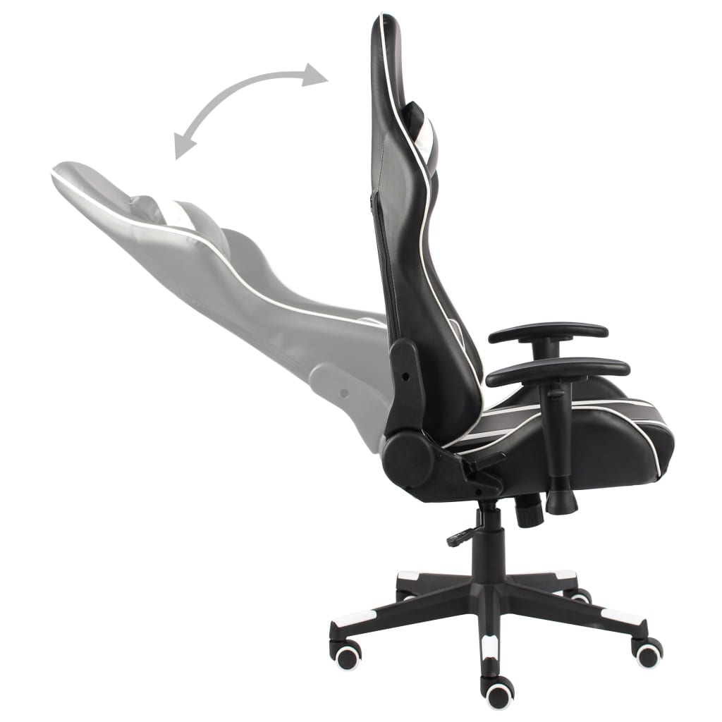 Pasukama žaidimų kėdė, baltos spalvos, PVC (2048)