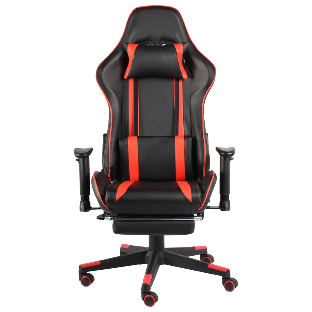 Pasukama žaidimų kėdė su pakoja, raudonos spalvos, PVC (2048)