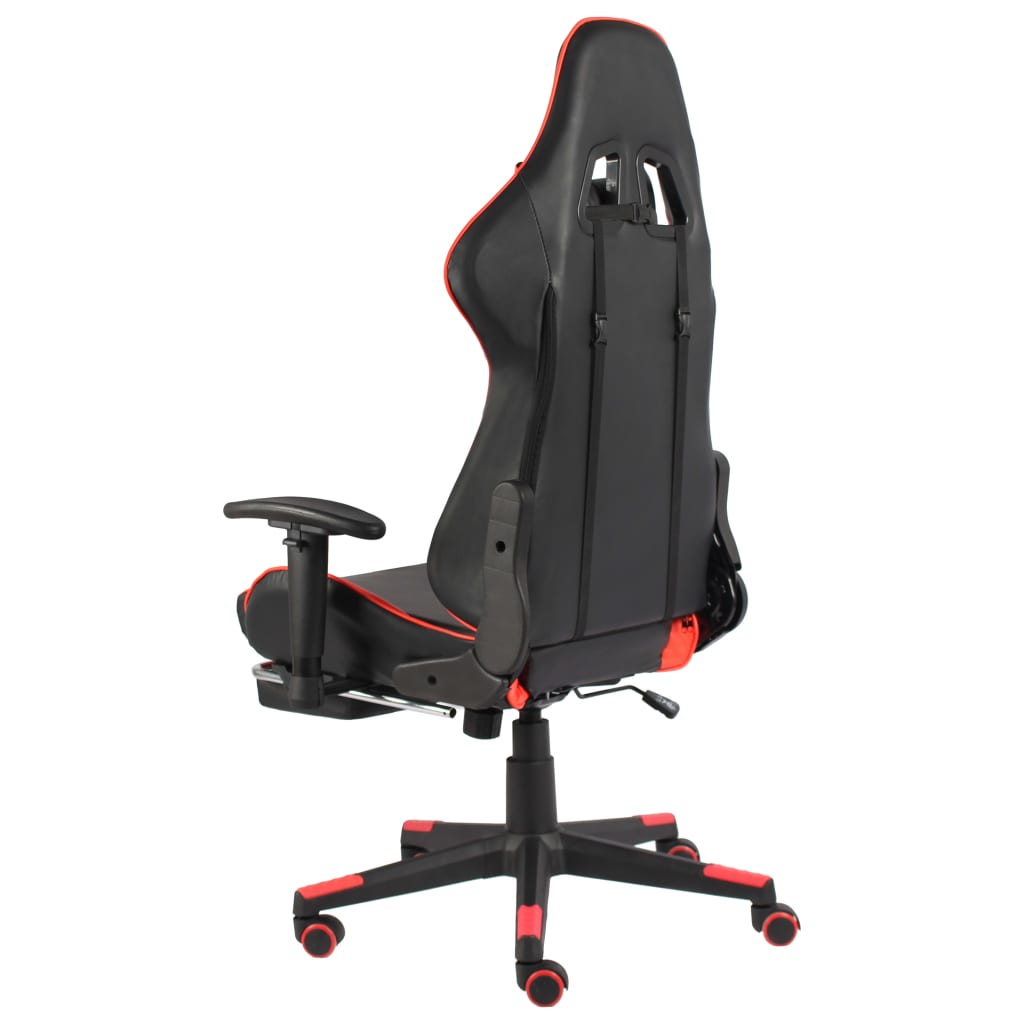 Pasukama žaidimų kėdė su pakoja, raudonos spalvos, PVC (2049)