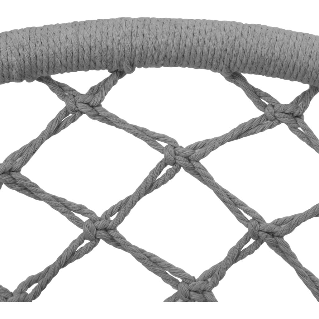 Hamakas-supama kėdė, pilkos spalvos, 80cm
