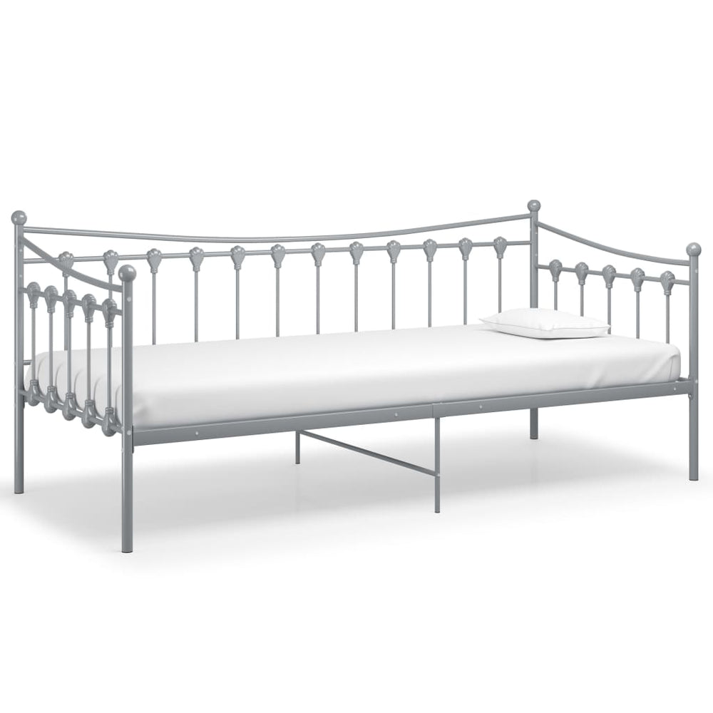 Sofos-lovos rėmas, pilkos spalvos, 90x200cm, metalas