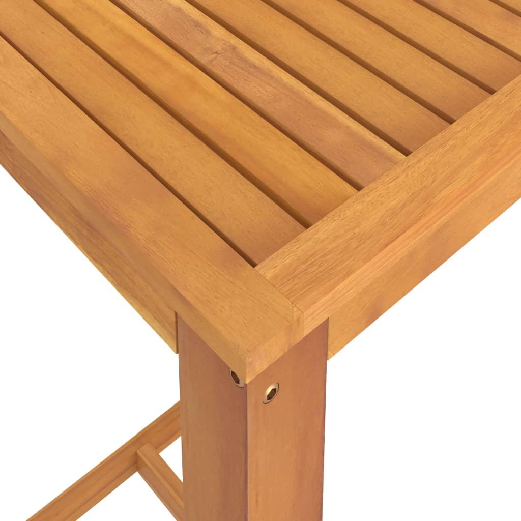 Baro baldų komplektas, 3 dalių, akacijos medienos masyvas
