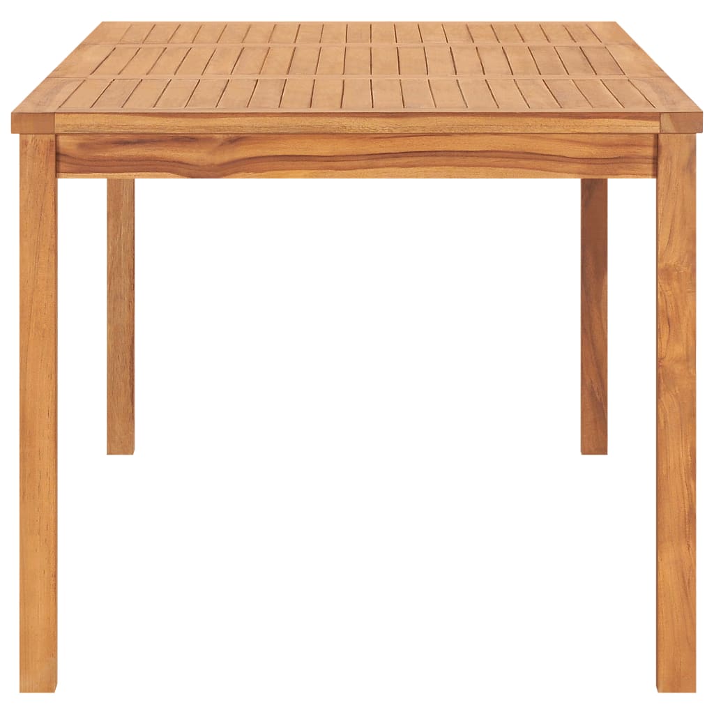 Sodo valgomojo stalas, 180x90x77cm, tikmedžio medienos masyvas