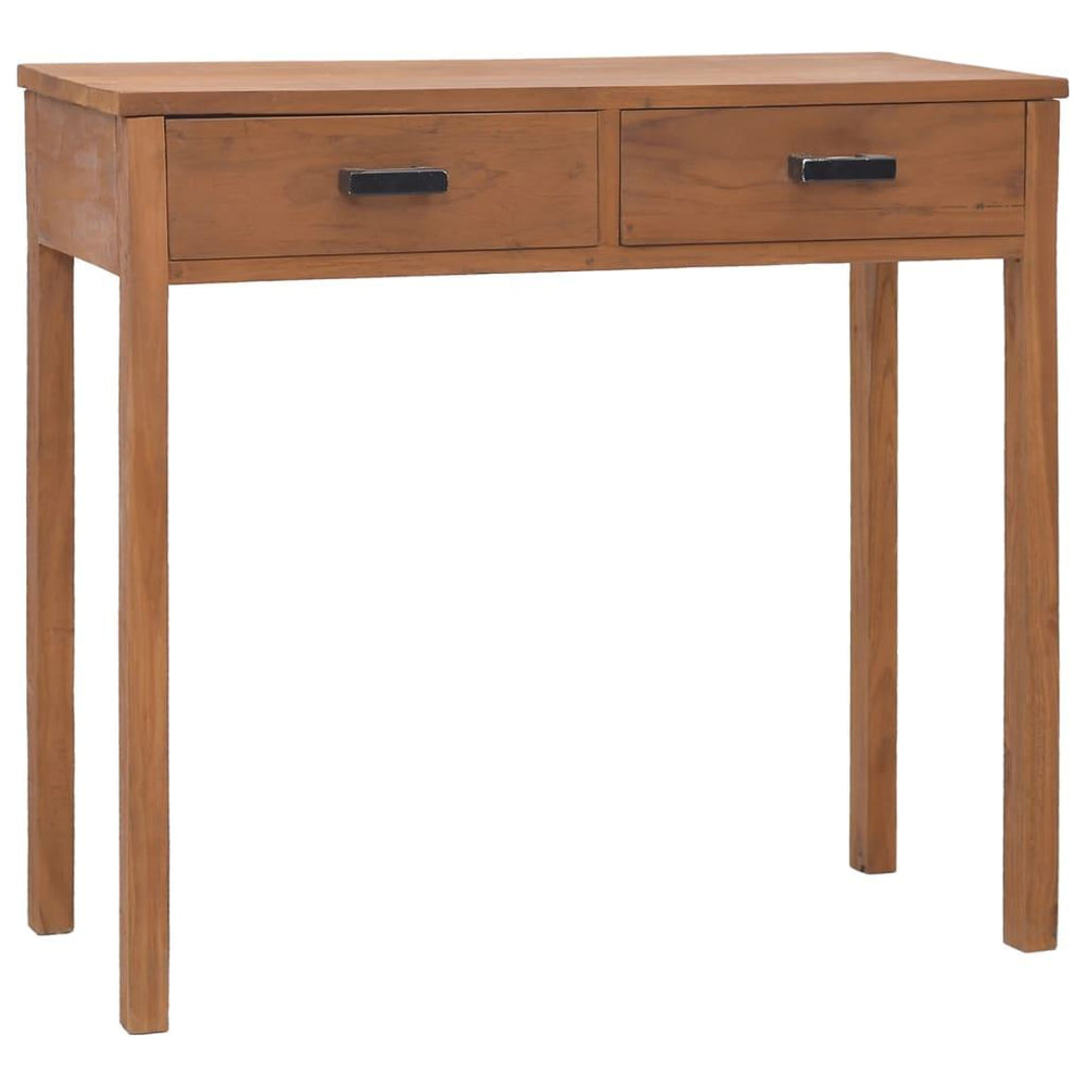 Biuro stalas, 81x40x75cm, tikmedžio medienos masyvas