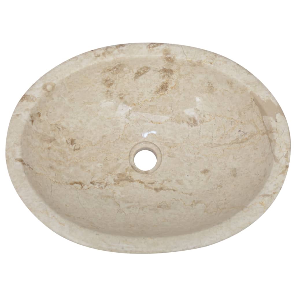 Praustuvas LAVISH, 53cm., marmuras kreminis