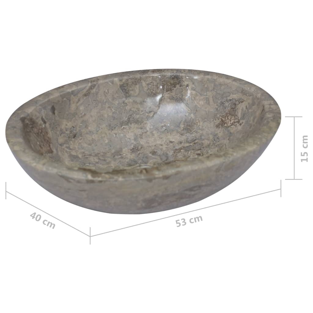 Praustuvas LAVISH, 53cm., marmuras pilkas