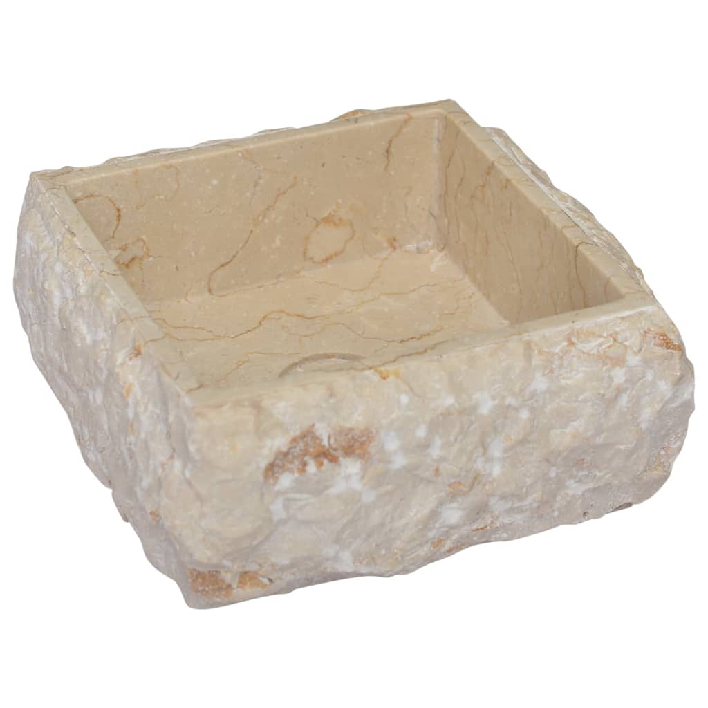 Praustuvas EXQUISITE, 30cm., marmuras, kreminis