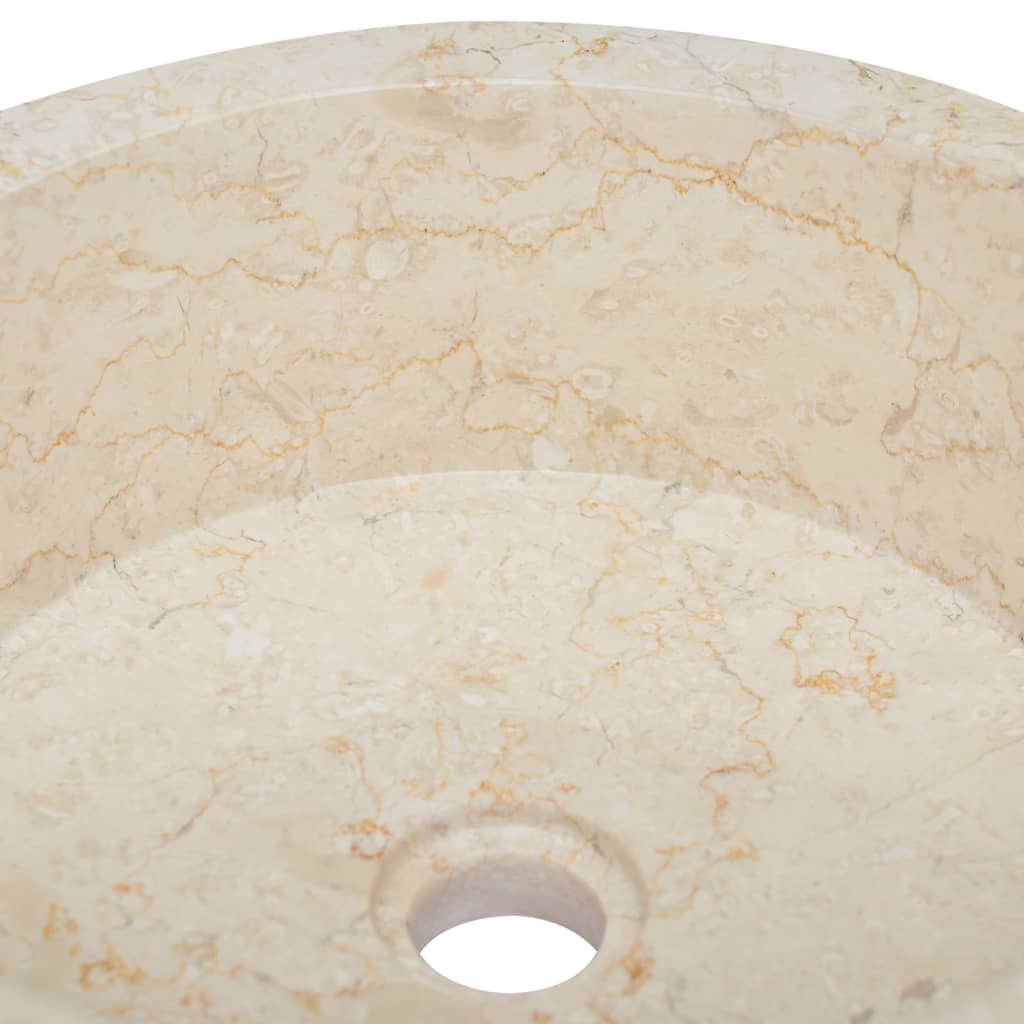 Praustuvas OPULENT, 40cm., marmuras kreminis