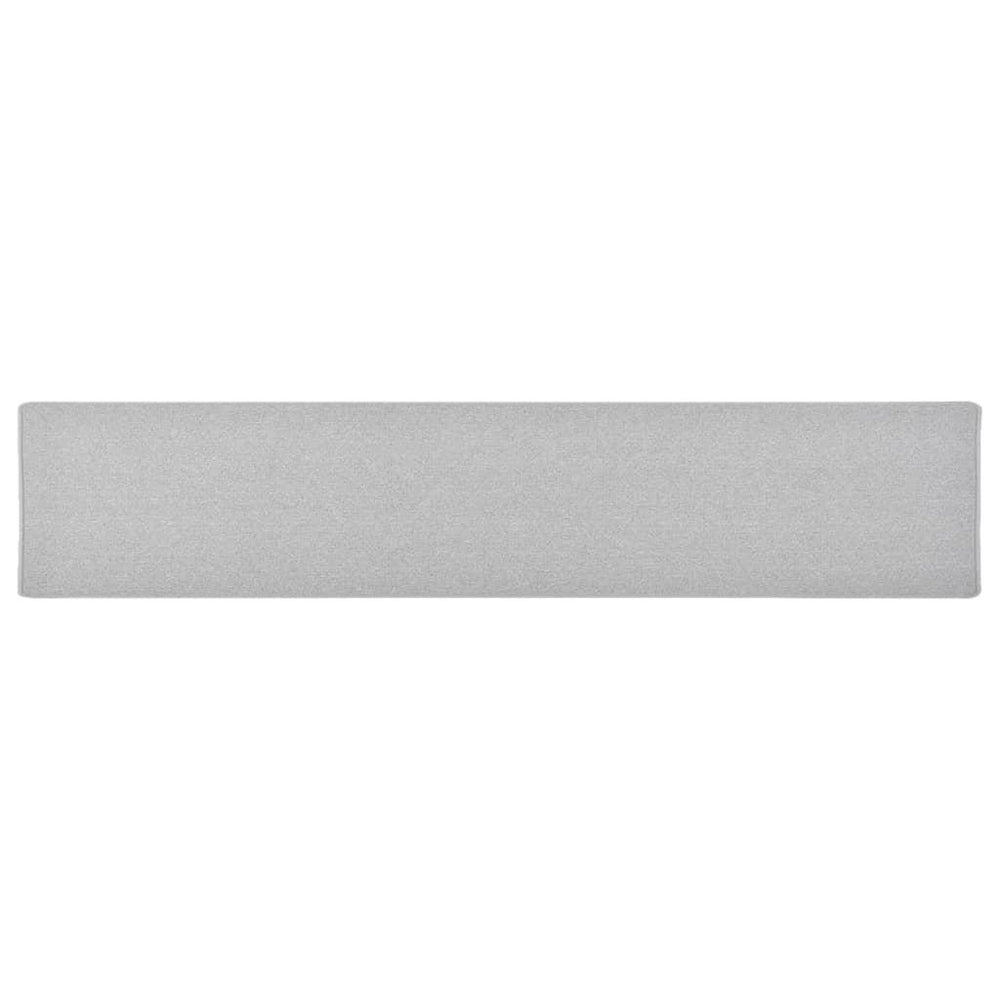 Kilimas-takelis, šviesiai pilkos spalvos, 50x250cm