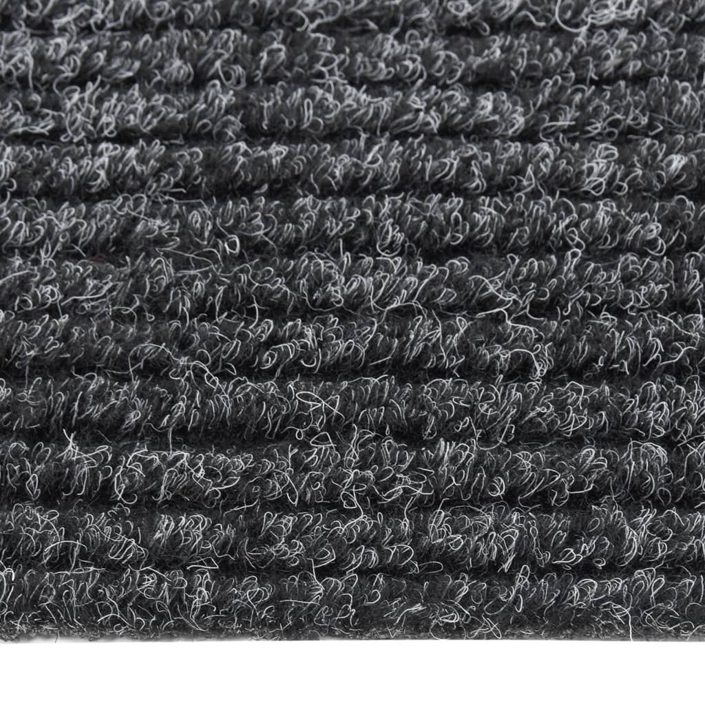 Purvą sugeriantis kilimas-takelis, antracito spalvos, 100x400cm