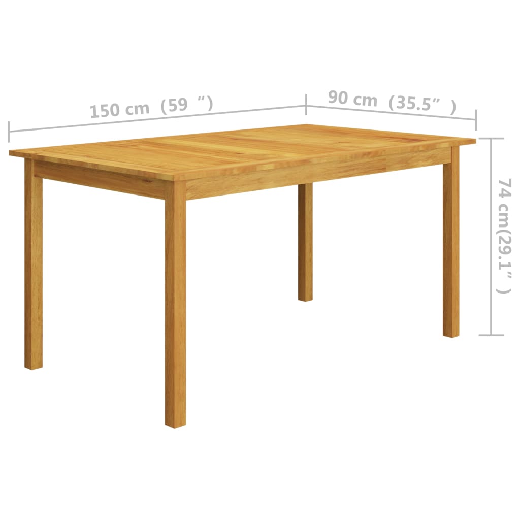 Sodo valgomojo komplektas, 7 dalių, juodas (147876+3x46065)
