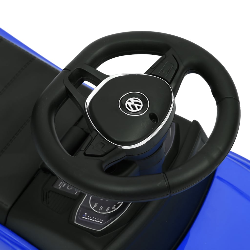 Paspiriamas vaikiškas automobilis Volkswagen T-Roc, mėlynas