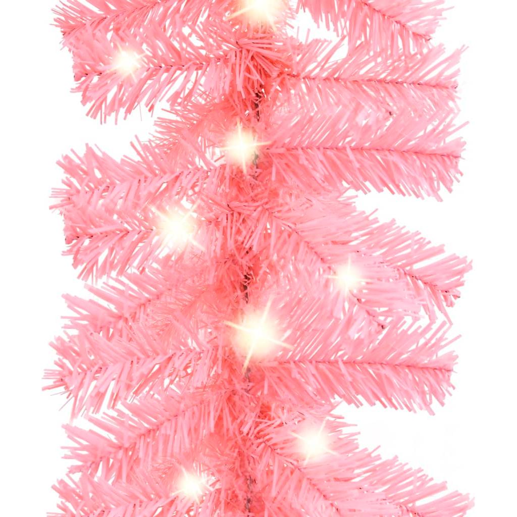 Kalėdinė girlianda su LED lemputėmis, rožinės spalvos, 20m