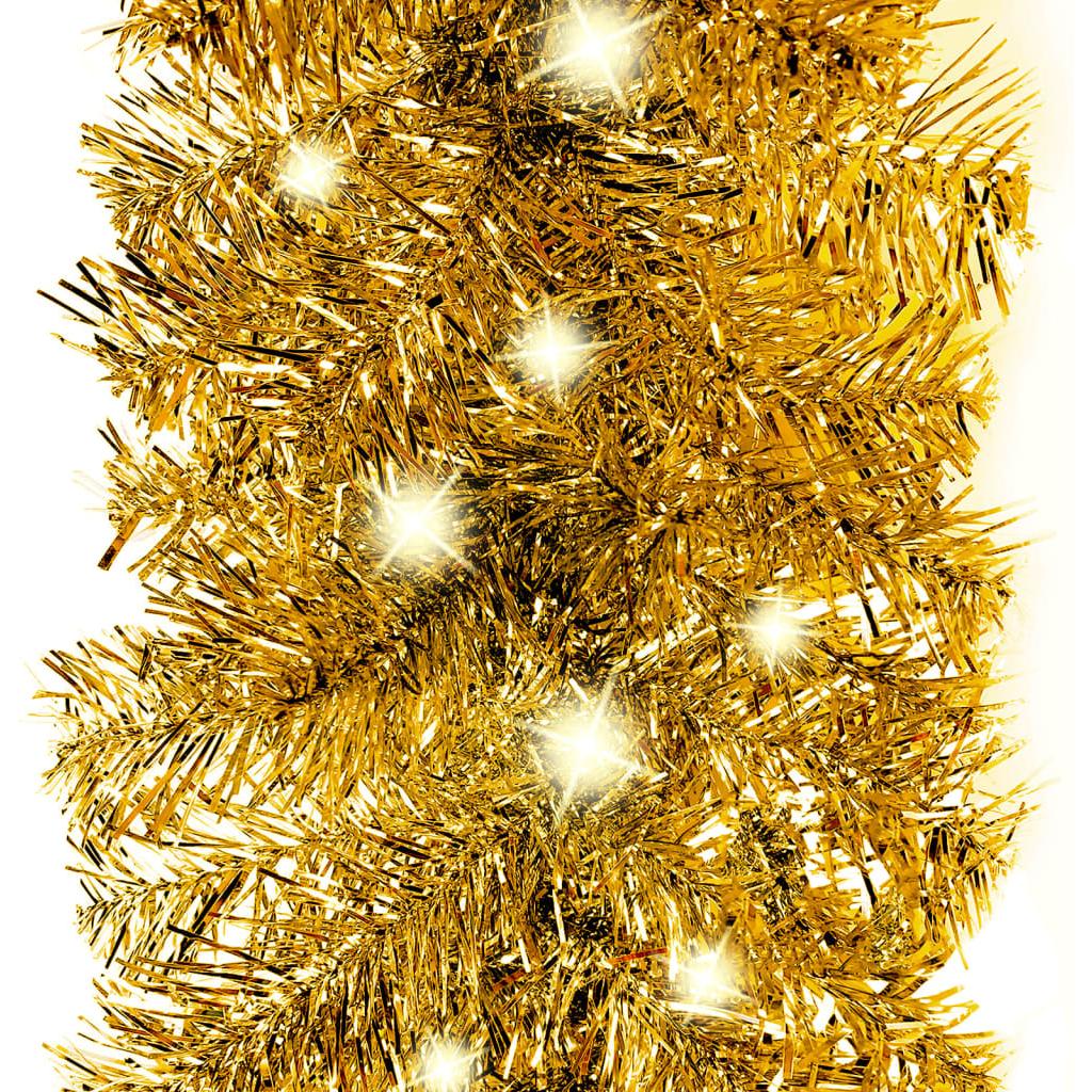 Kalėdinė girlianda su LED lemputėmis, auksinės spalvos, 10m