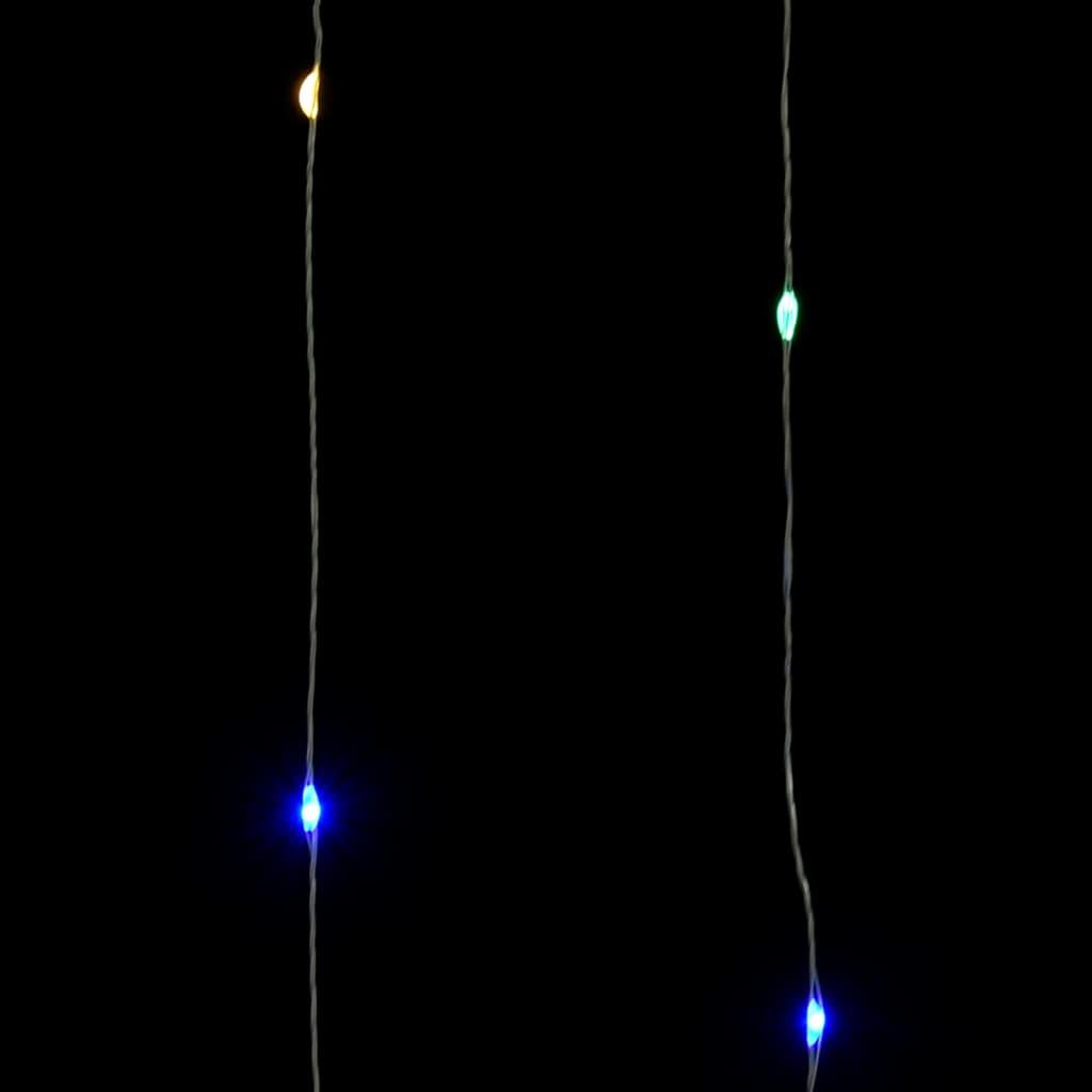 LED lempučių girlianda, įvairių spalvų, 15m
