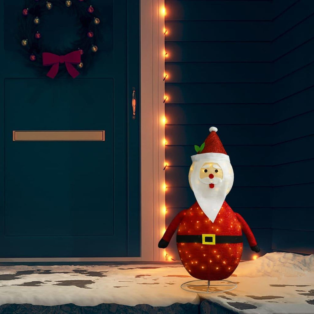 Kalėdinė dekoracija Kalėdų Senelis, 90cm, audinys, LED