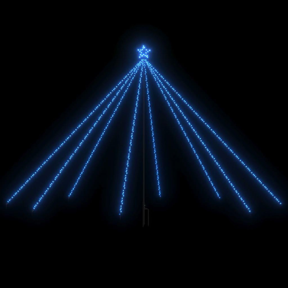 Kalėdų eglutės girlianda, 576 mėlynos spalvos LED, 3,6m