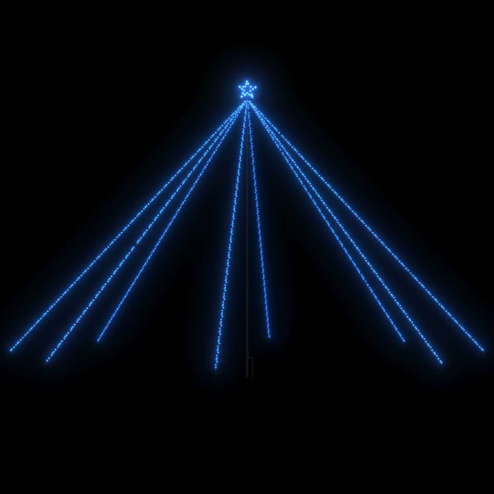 Kalėdų eglutės girlianda, 800 mėlynos spalvos LED, 5m