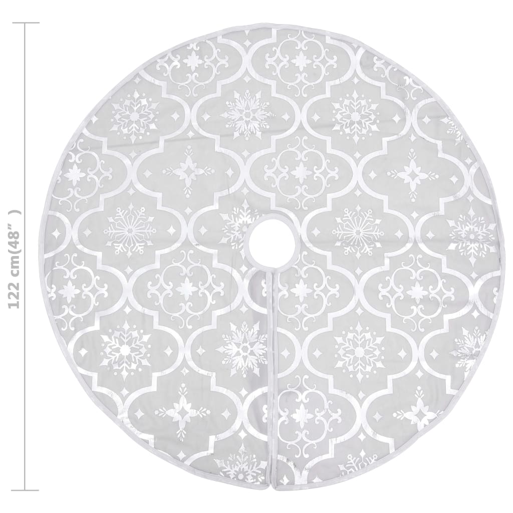 Kilimėlis po eglute su kojine GLITTERSPARK, baltas, 122cm