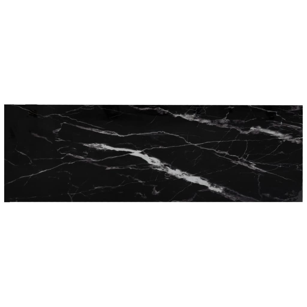 Konsolinis staliukas, skaidrus ir marmuro, 100x36x90cm, stiklas