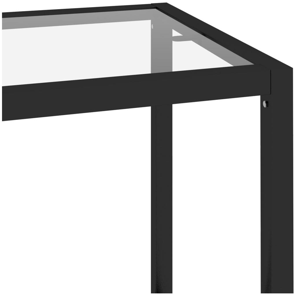 Konsolinis staliukas, skaidrus, 100x36x168cm, grūdintas stiklas
