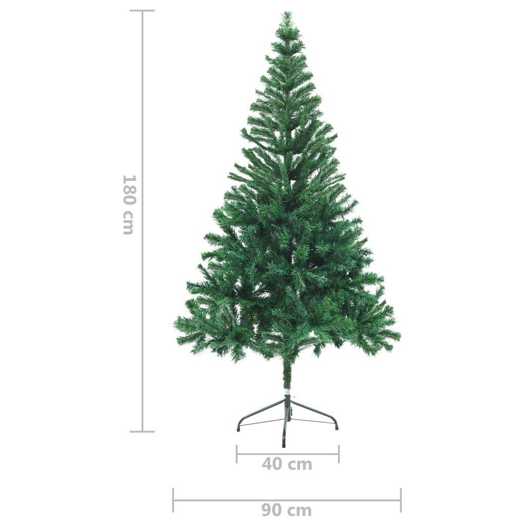 Dirbtinė Kalėdų eglutė su LED ir stovu, 180cm, 564 šakos