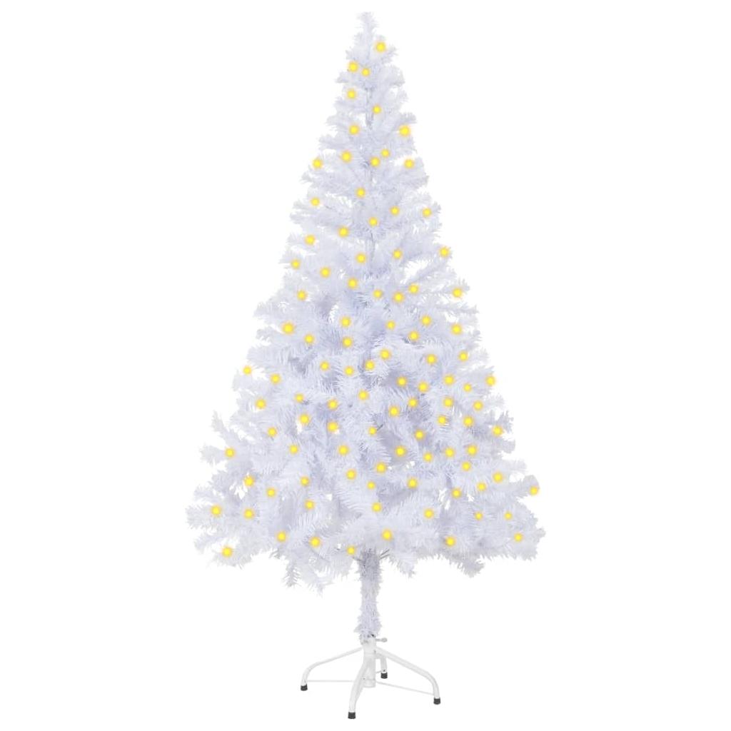 Dirbtinė Kalėdų eglutė su LED ir stovu, 150cm, 380 šakų