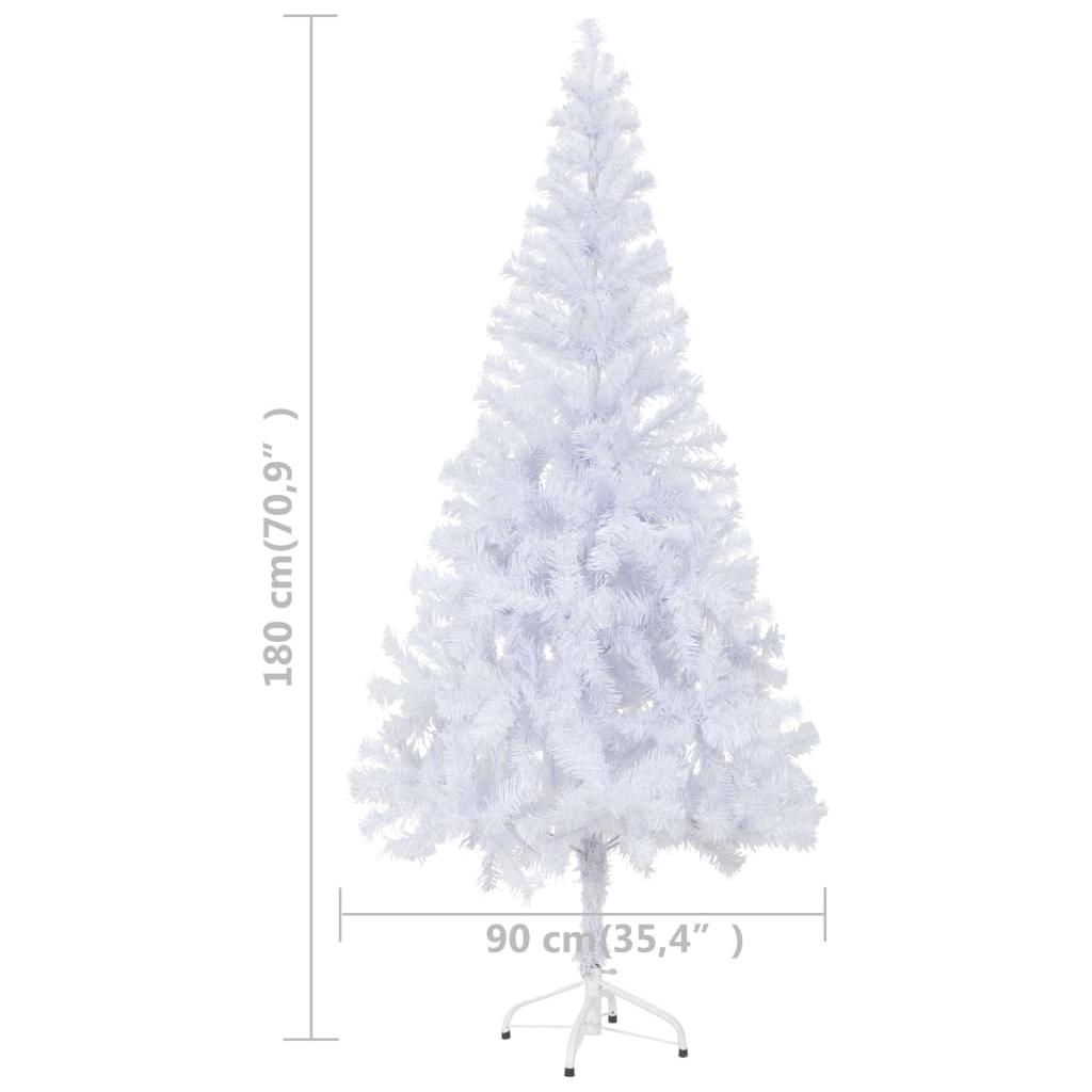 Dirbtinė Kalėdų eglutė su LED ir stovu, 180cm, 620 šakų