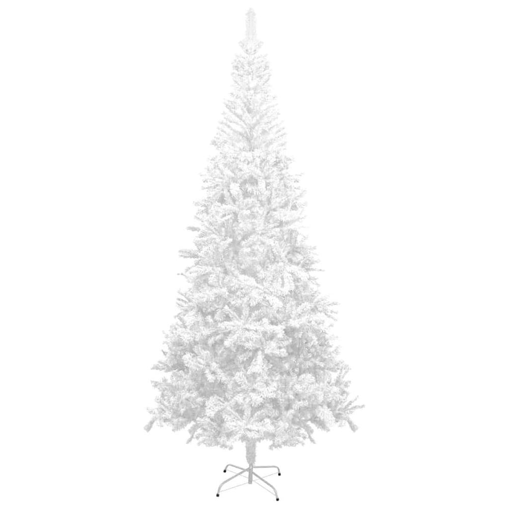 Dirbtinė Kalėdų eglutė su LED lemputėmis, balta, 240cm, L