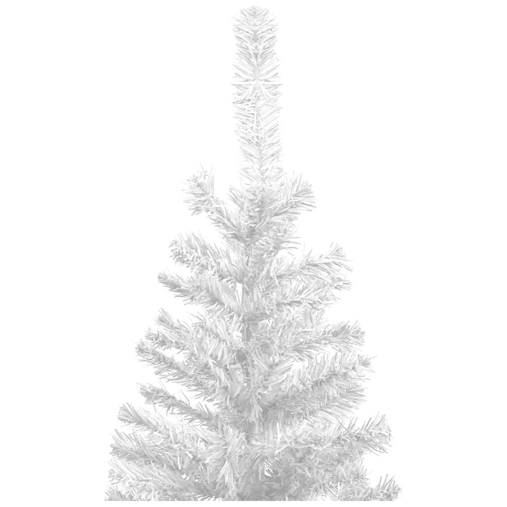 Dirbtinė Kalėdų eglutė su LED lemputėmis, balta, 240cm, L