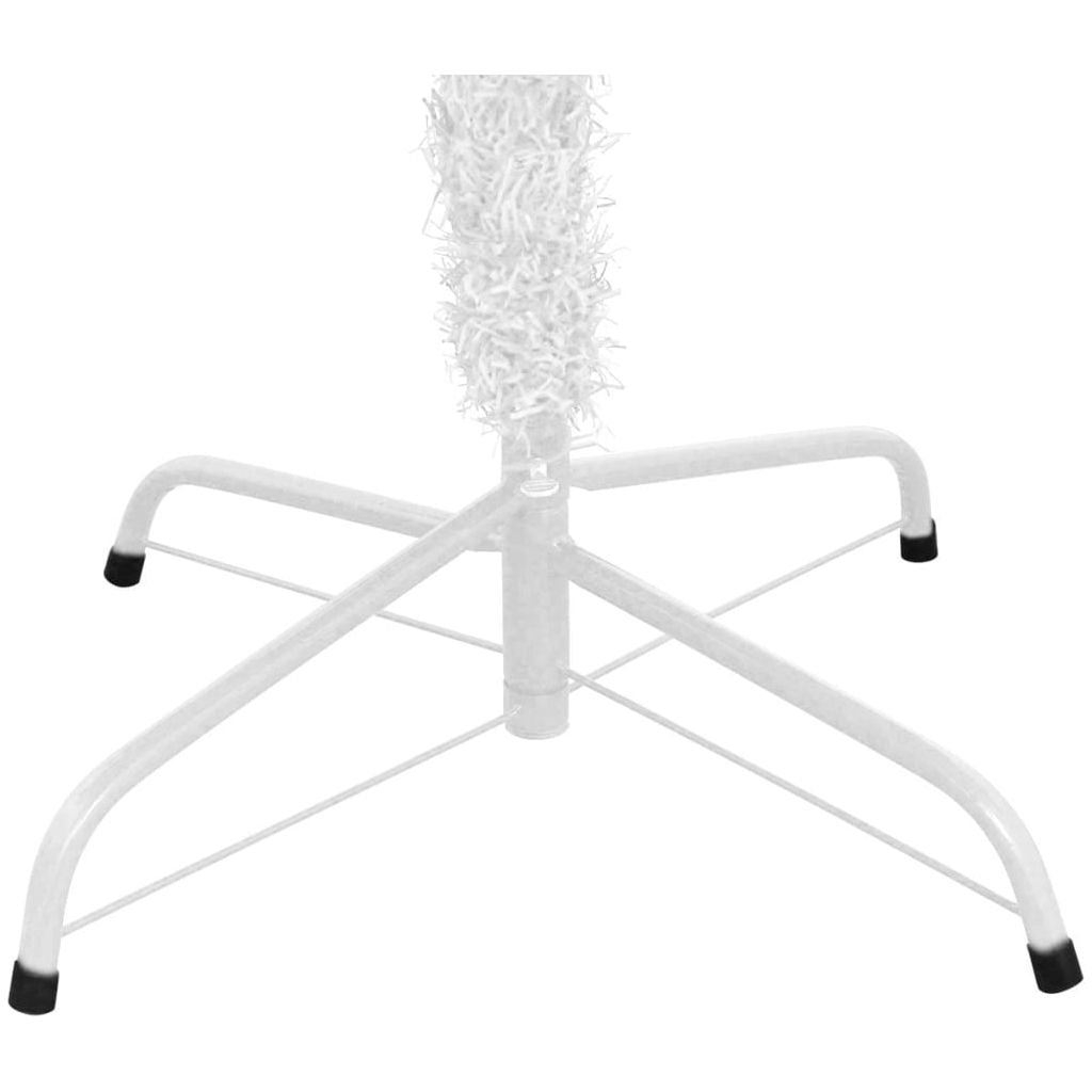 Dirbtinė Kalėdų eglutė su LED lemputėmis, balta, 240cm, L
