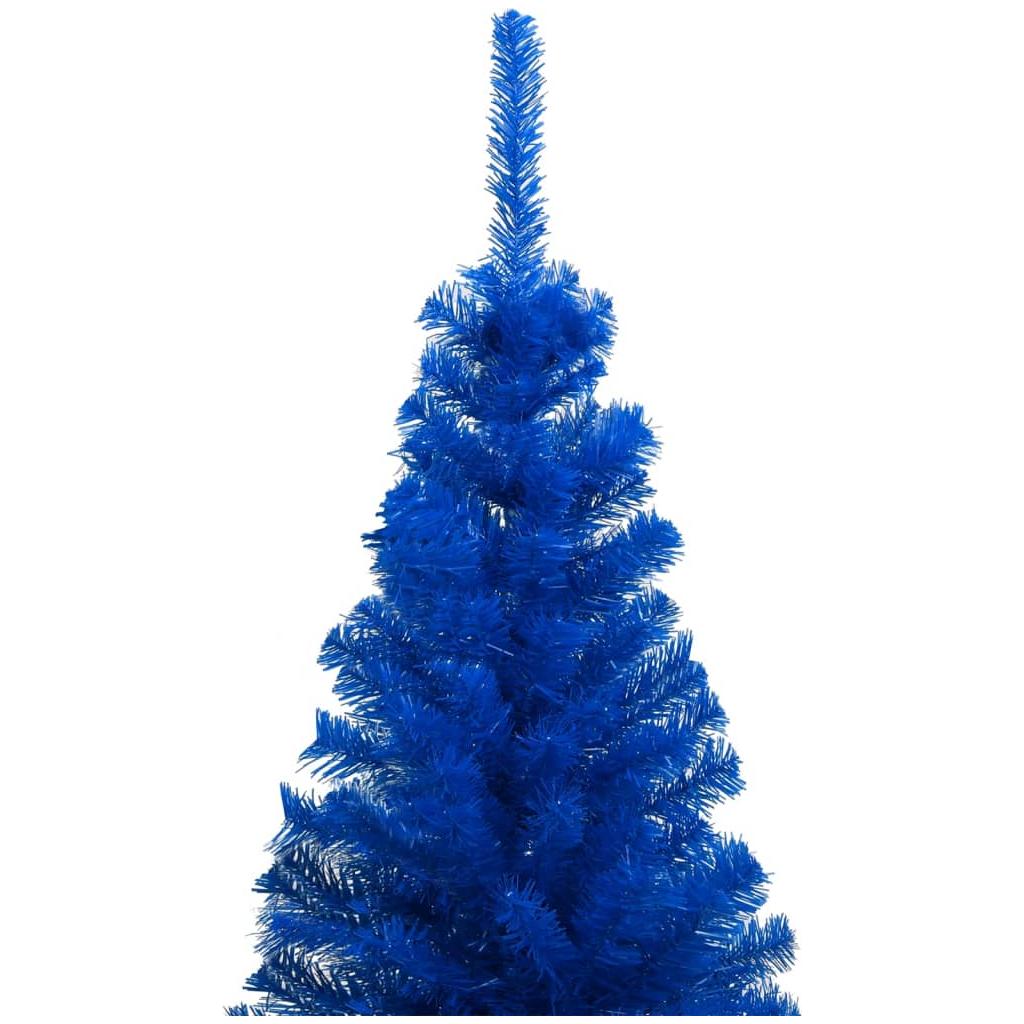 Dirbtinė Kalėdų eglutė su LED/stovu, mėlyna, 240cm, PVC