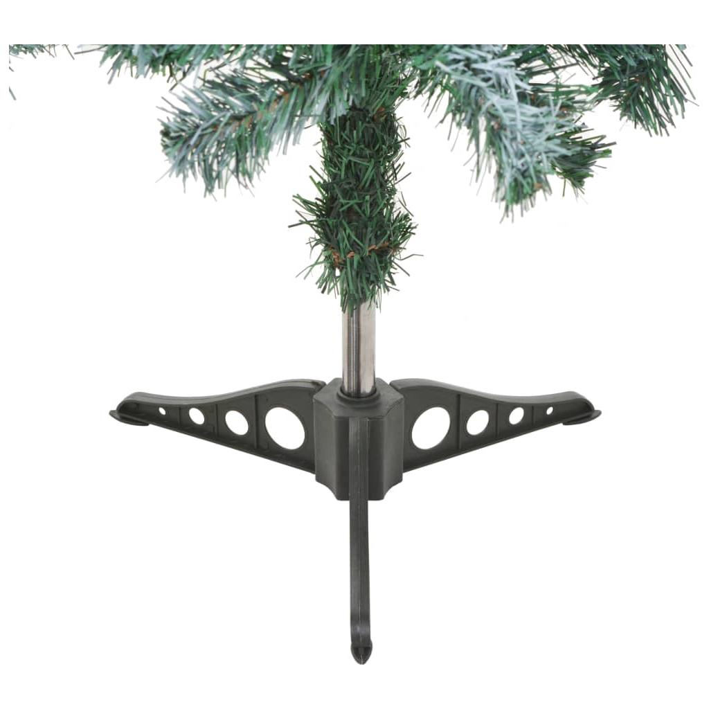 Kalėdų eglutė su LED ir kankorėžiais, 150cm, dengta sniegu