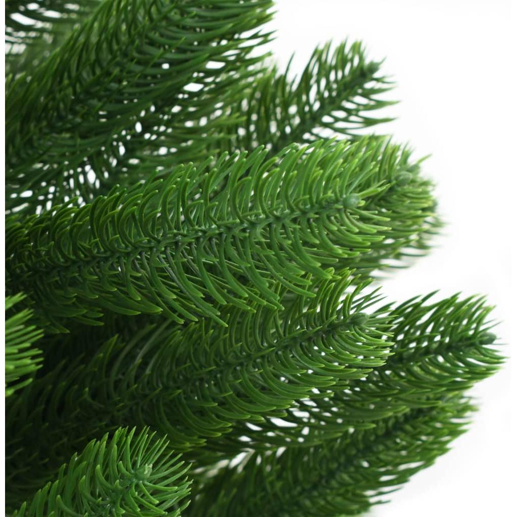 Dirbtinė Kalėdų eglutė su LED lemputėmis, žalia, 150cm