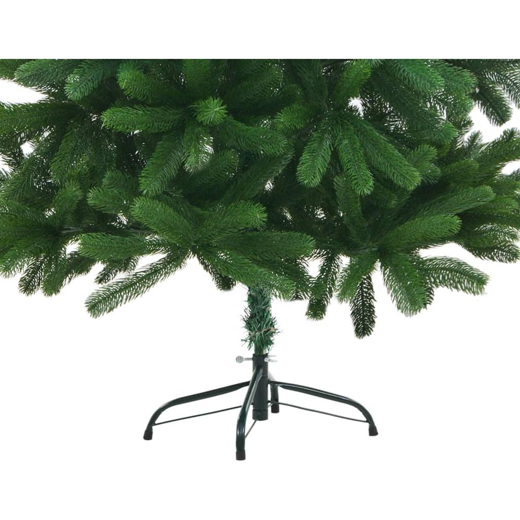 Dirbtinė Kalėdų eglutė su LED lemputėmis, žalia, 150cm