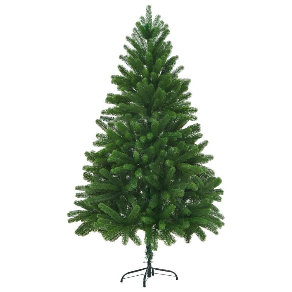 Dirbtinė Kalėdų eglutė su LED lemputėmis, žalia, 210cm