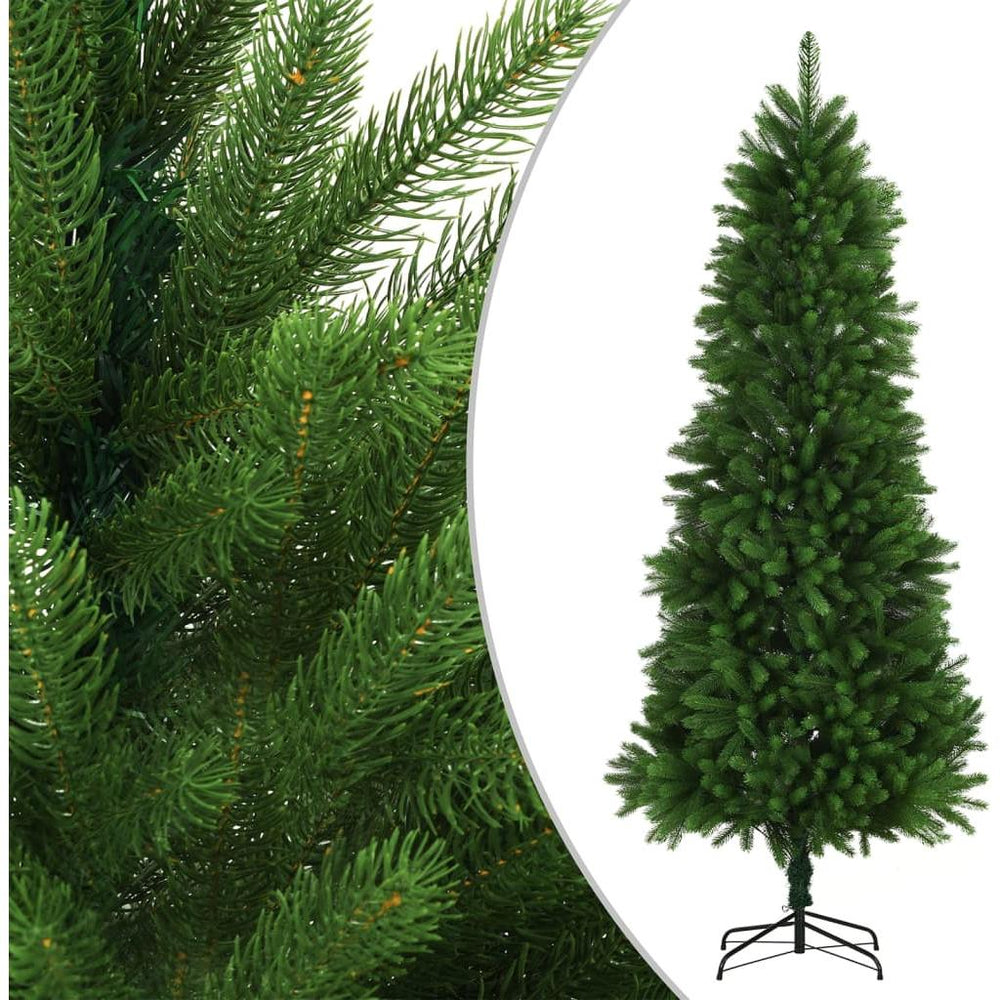 Dirbtinė Kalėdų eglutė su LED lemputėmis, žalia, 240cm