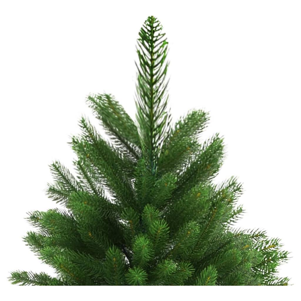 Dirbtinė Kalėdų eglutė su LED lemputėmis, žalia, 240cm