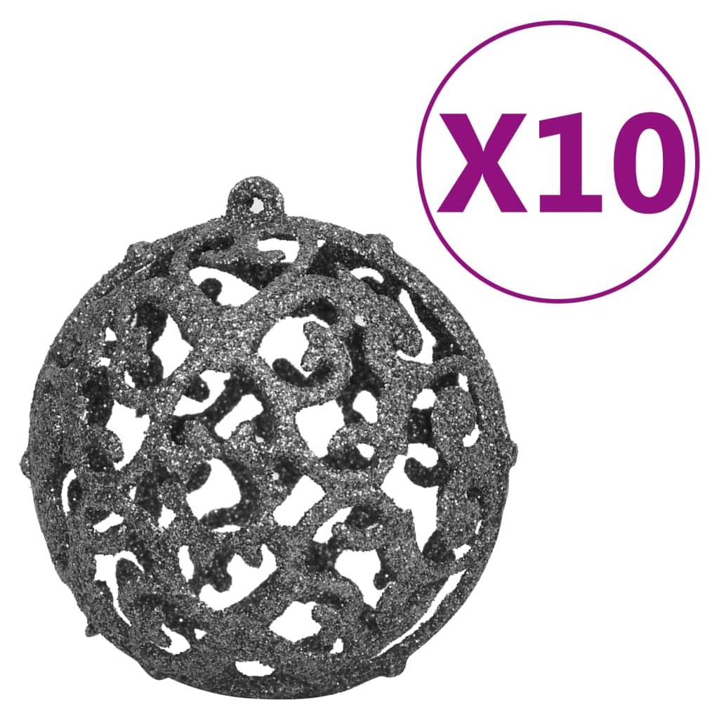 Dirbtinė Kalėdų eglutė su LED/žaisliukais, rožinė, 210cm, PVC