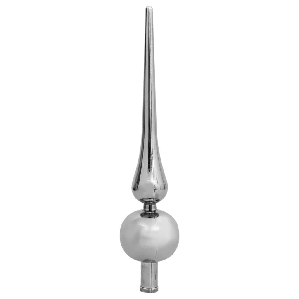 Dirbtinė Kalėdų eglutė su LED/žaisliukais, juoda, 240cm, PVC