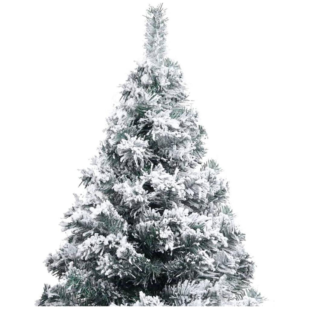Dirbtinė Kalėdų eglutė su LED ir sniegu, žalia, 120cm