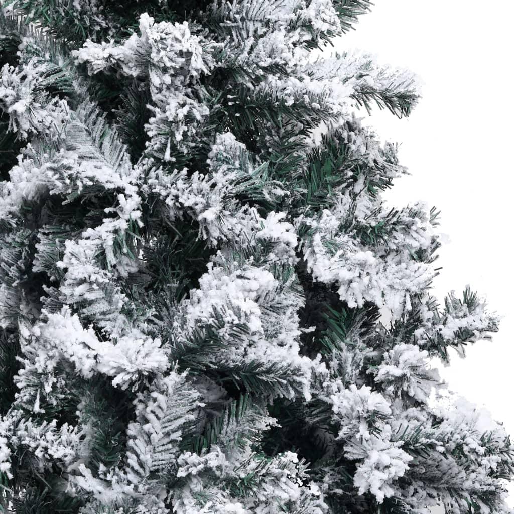 Dirbtinė Kalėdų eglutė su LED ir sniegu, žalia, 120cm
