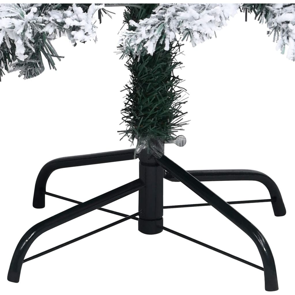 Dirbtinė Kalėdų eglutė su LED ir sniegu, žalia, 120cm