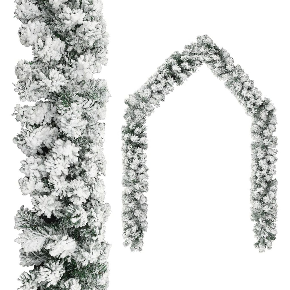 Kalėdinė girlianda su LED ir žaisliukais, žalia, 5m, PVC