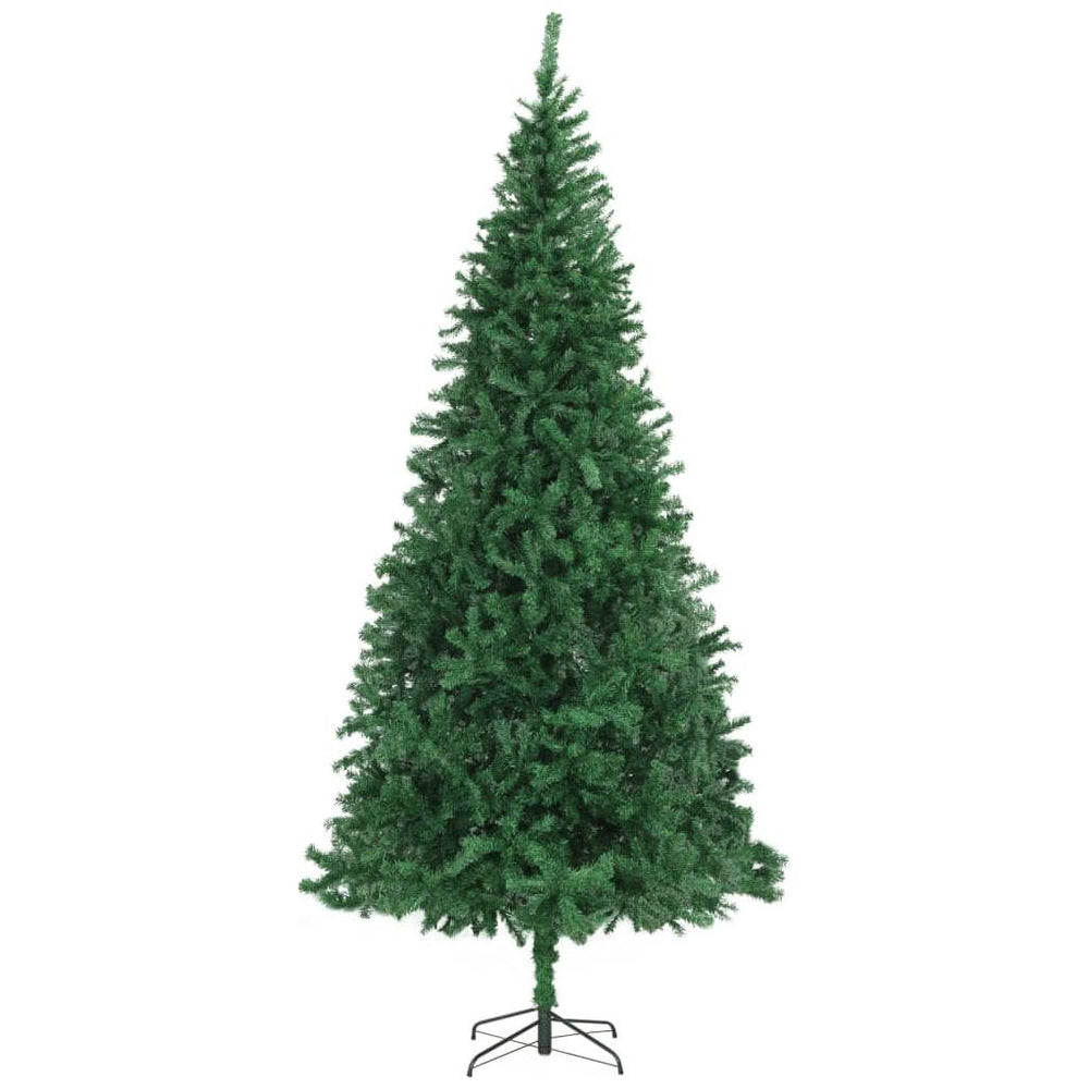 Dirbtinė Kalėdų eglutė su LED ir žaisliukais, žalia, 300cm