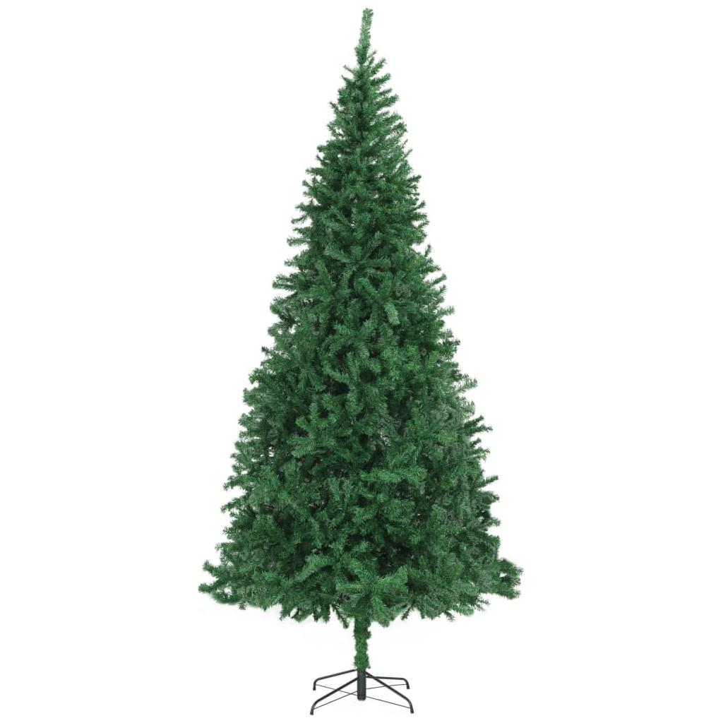 Dirbtinė Kalėdų eglutė su LED ir žaisliukais, žalia, 300cm