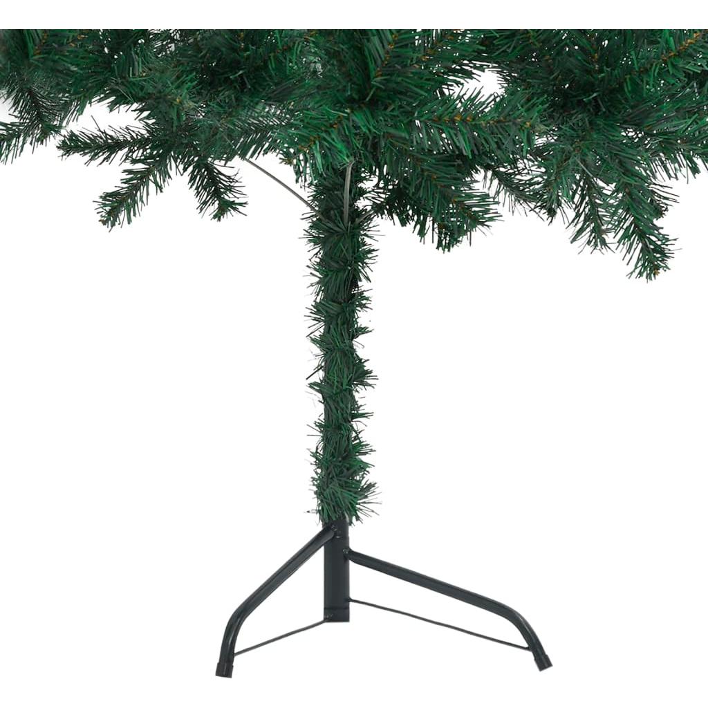 Kampinė Kalėdų eglutė su LED/žaisliukais, žalia, 120cm, PVC
