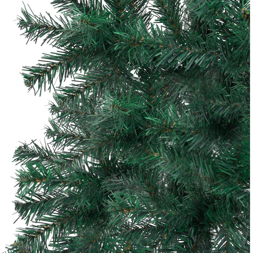 Kampinė Kalėdų eglutė su LED/žaisliukais, žalia, 120cm, PVC