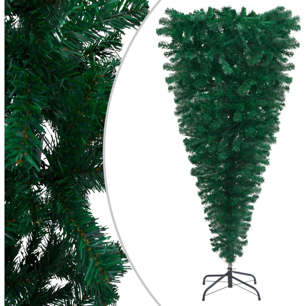 Apversta dirbtinė Kalėdų eglutė su LED ir žaisliukais, 210cm